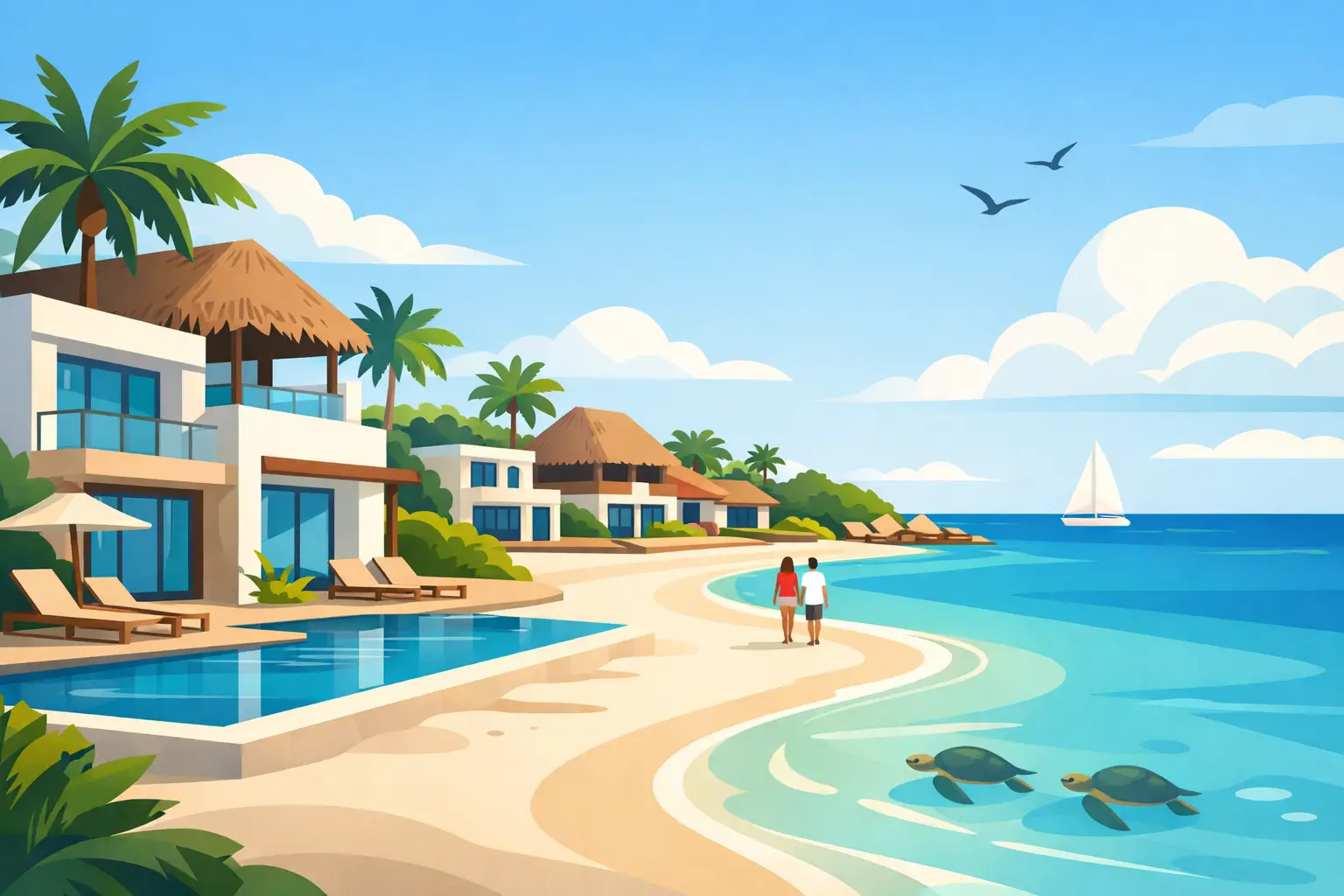 Akumal Beachfront Homes for Sale Today