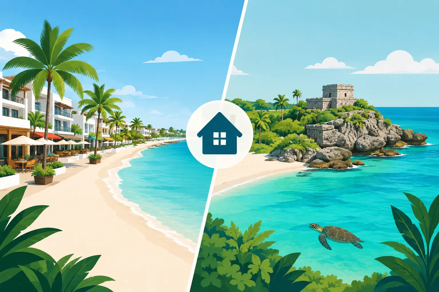 Playa del Carmen Versus Akumal for Buyers Playa del Carmen Versus Akumal for Buyers